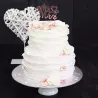 Cake Topper "Mr & Mrs" effetto specchio