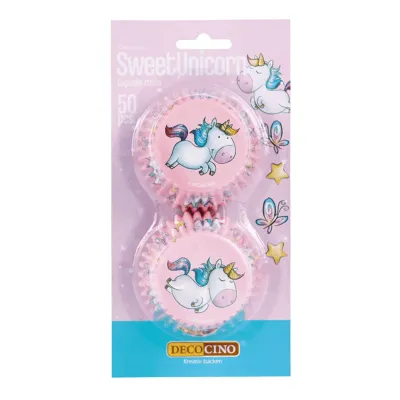 Cupcake Förmchen Einhorn Polly, 50 Stück