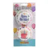 Pirottini per cupcake Compleanno, 50 pezzi