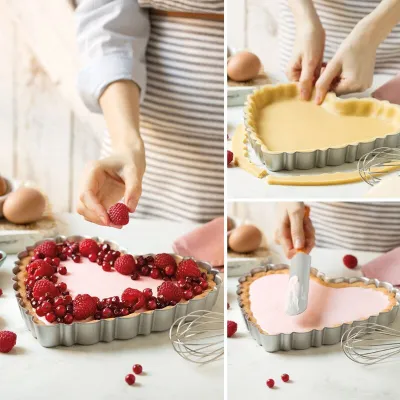 Tartes-Backform Herz mit Hebeboden design