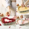 Tartes-Backform Herz mit Hebeboden design