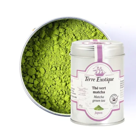Matcha green tea from Terre Exotique