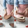 Mehrschichtige Backform Herz bis 5 Böden