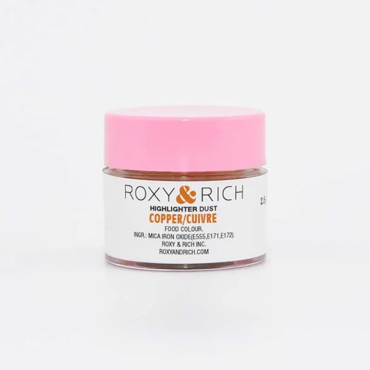 Metallic powder paint copper for a metallic sheen