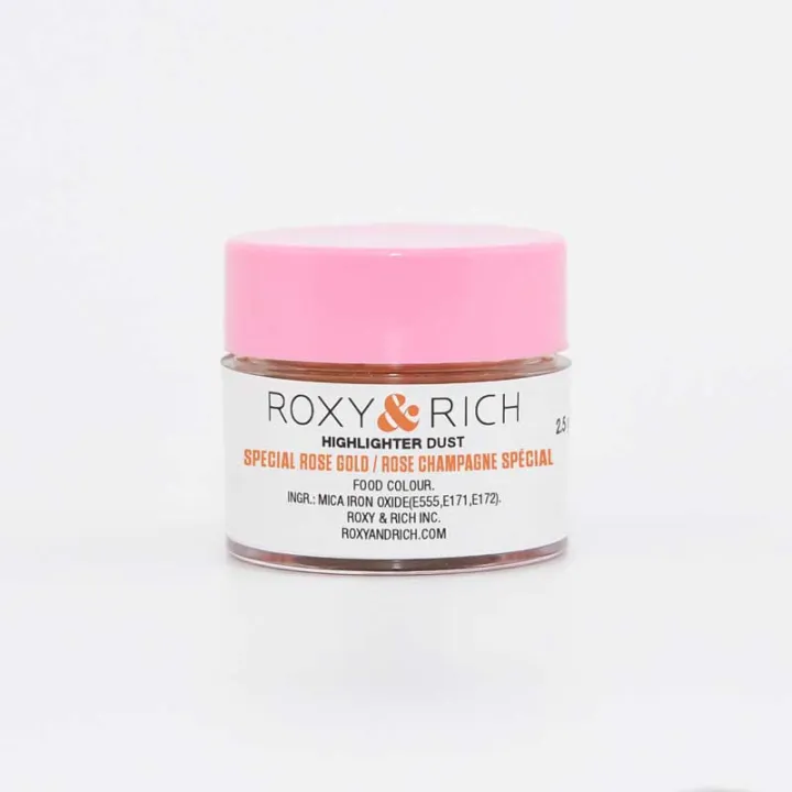 Metallic Puderfarbe Roségold für metallischen Glanz