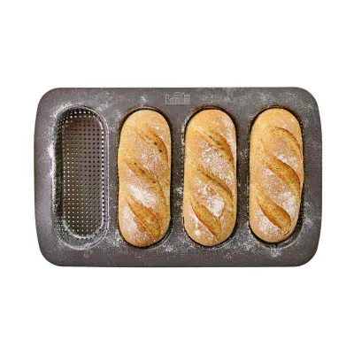 Teglia per mini baguette per baguette piccole e croccanti