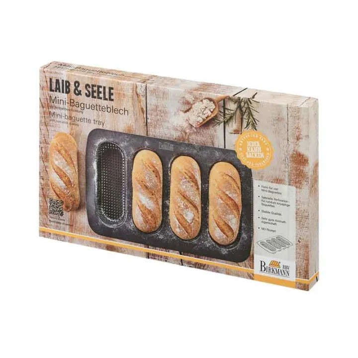 Teglia per mini baguette per baguette piccole e croccanti