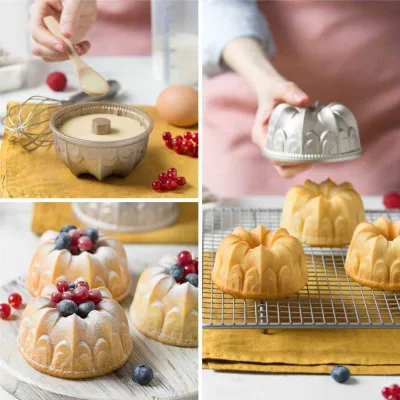 Mini bundt cake tin crown