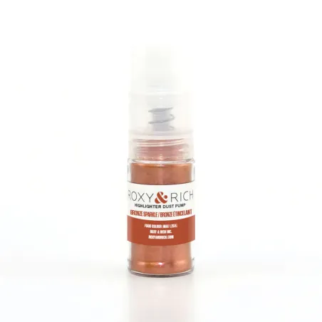 Glitter bronze in pump sprayer 4 g