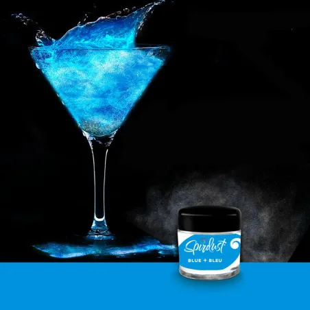 Paillettes pour cocktails Bleu pour des boissons éblouissantes