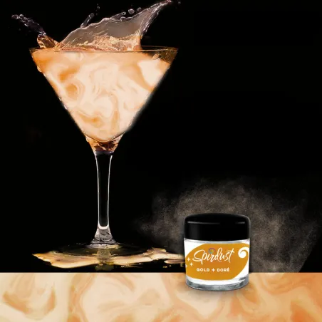 Glitzer für Cocktails Perlglanz Gold für schillernde Drinks