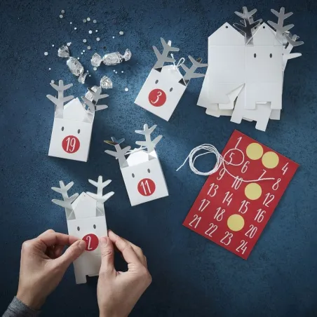 Adventskalender Boxen Rentier