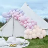 Ballon Girlande Rosa, 200 Stück