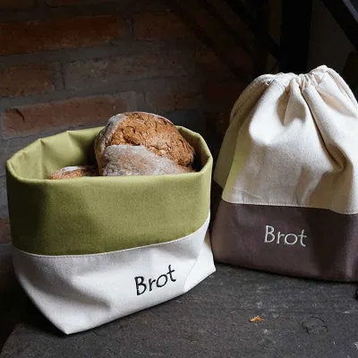 Brotbeutel Braun für lange Frischhaltung