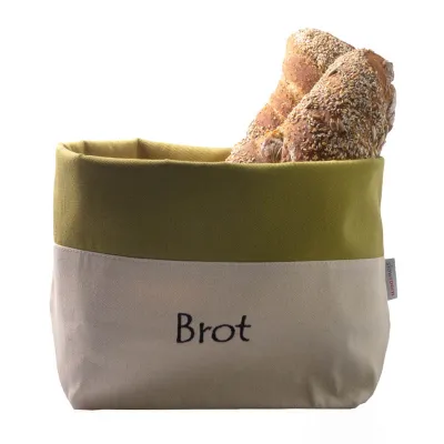 Brotbeutel Grün für lange Frischhaltung