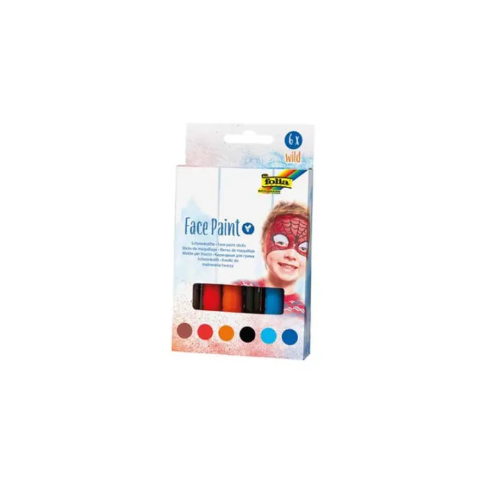 Wild Face Paint, 6 matite per trucco per fantastiche decorazioni facciali