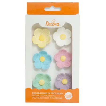 Décor en sucre Fleurs, grand