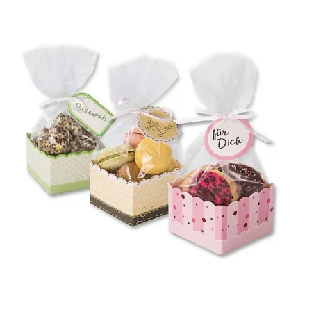 Set d'emballage de biscuits Mini, 6 pièces pour des cadeaux raffinés