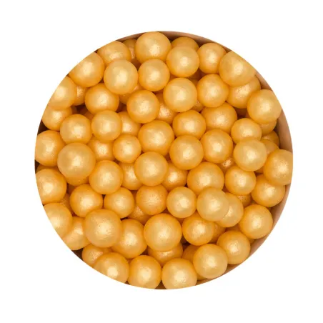 Perle di zucchero oro grandi 40 g