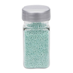 Perles de sucre turquoise mini 65 g