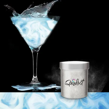 Glitter per cocktail Blu perlato per drink scintillanti