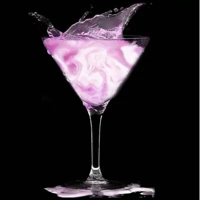 Glitzer für Cocktails Perlglanz Violett für schillernde Drinks