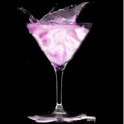 Glitzer für Cocktails Perlglanz Violett 25 Gramm