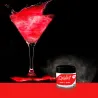 Glitter per cocktail rosso per drink scintillanti