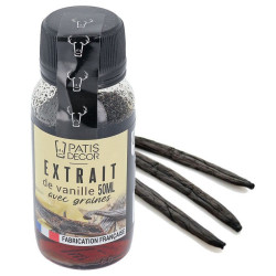 Extrait de vanille avec graines, 50 ml