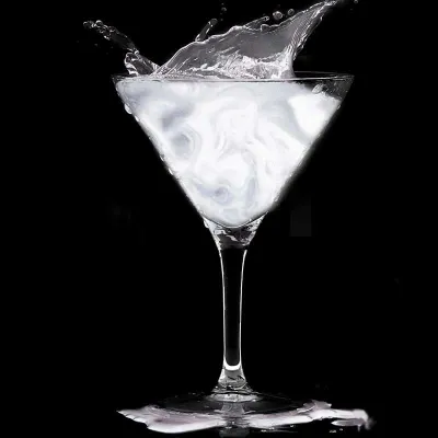 Glitter per cocktail argento per drink scintillanti