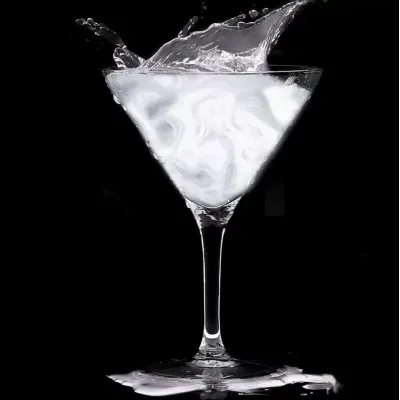 Glitzer für Cocktails Silber für schillernde Drinks