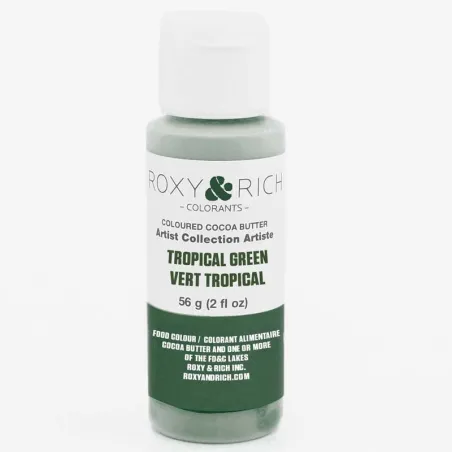 Tropical green cocoa butter for pralines and chocolate figures