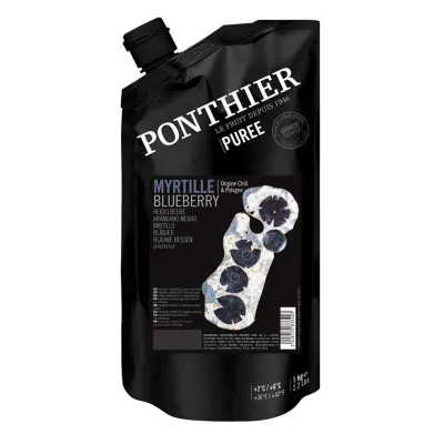 Heidelbeere Fruchtpüree 1 Kg für köstlich fruchtige Desserts
