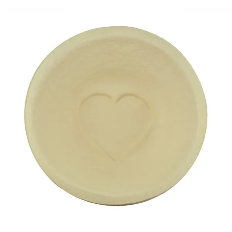 Ground wood proofing baskets, round, heart, Ø 18.5 cm for perfect breads