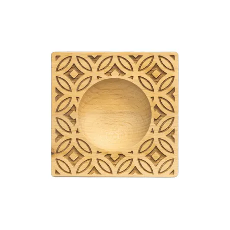 Handgeschnitzte Ravioli Holzform XL Decor