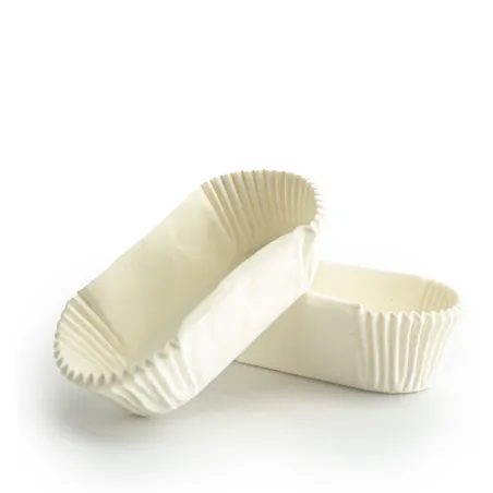 Mini eclair paper cases white, 330 pieces