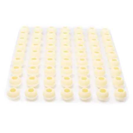 63 mini boules creuses blanches Ø 21 mm pour truffes maison