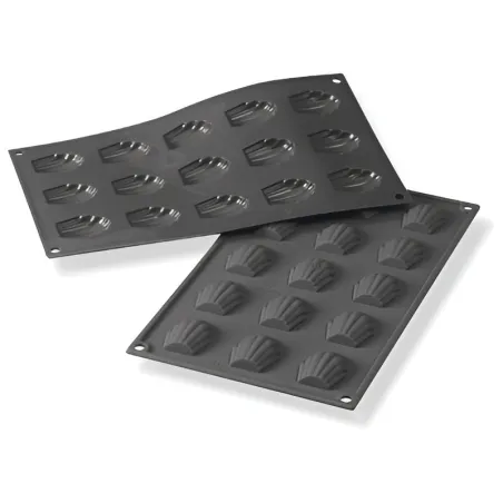 Stampo in silicone madeleine e zampe d'orso 4,4 x 3,4 cm, 15 pezzi