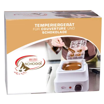 Températeur miniSchoggi pour couverture pour des créations en chocolat raffinées