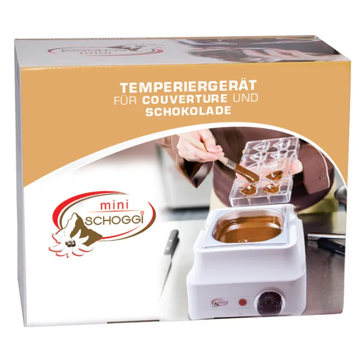miniSchoggi Temperiergerät für Couverture für edle Schokoladenkreationen