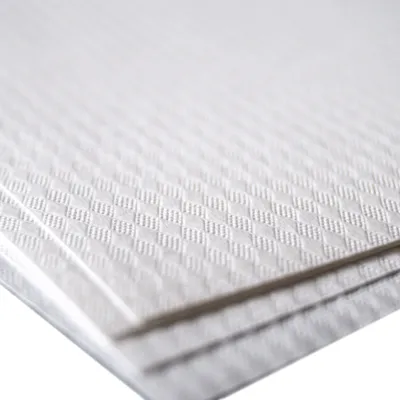 Embossed white stamping paper, 100 pieces