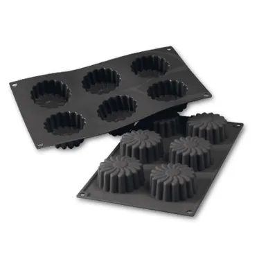 Silikonform Margeriten Ø 7 cm 6 Stück