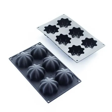 Silicone mold Medusa flower, 6 pieces