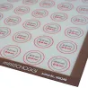 Macaron silicone mat 30 x 40 cm for perfect macarons