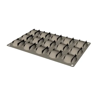 Silikonform Muscheln, 15 Stück