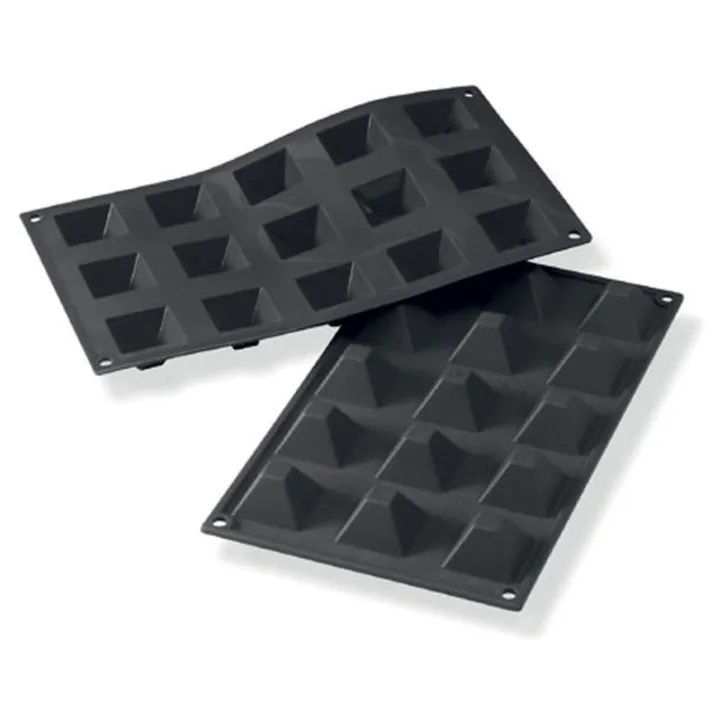 Moule en silicone Pyramides 36 x 36 cm, 15 pièces