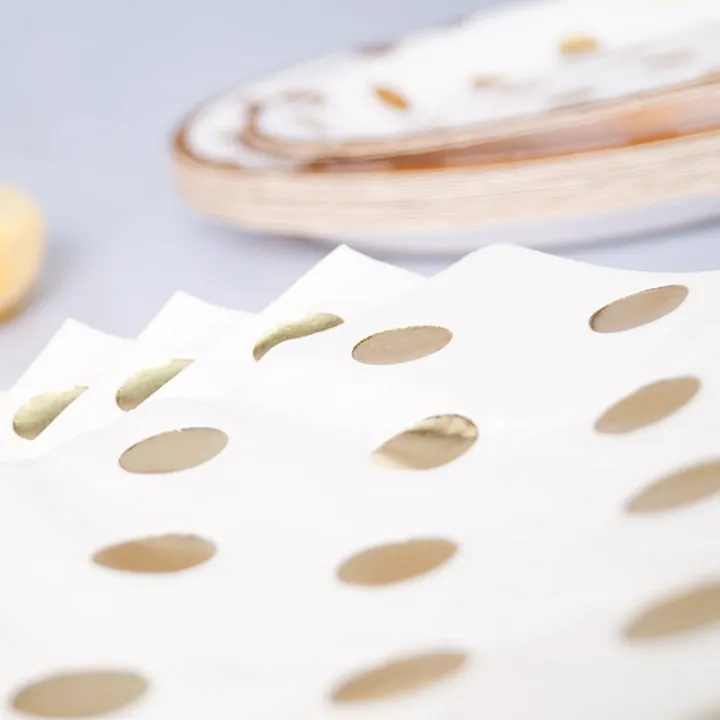 Kit accessori per feste "Party in a Box" Oro