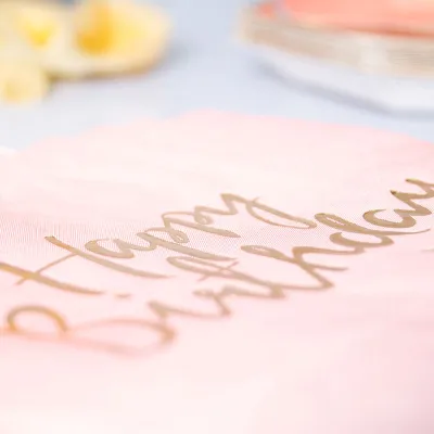 Kit accessori per feste "Party in a Box" Rosa
