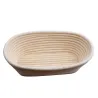 Panier de fermentation ovale, 25x15x8 cm pour des pains parfaits