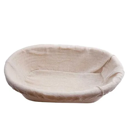 Panier de fermentation ovale 25x15x8, linge de fermentation inclus cm pour des pains parfaits